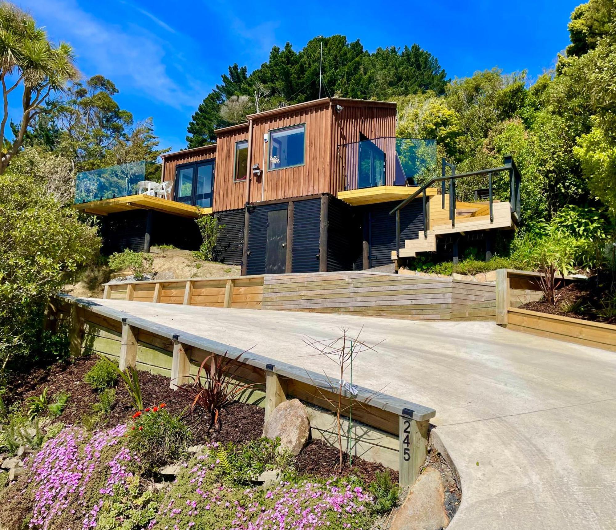 The Cove Cabin - Your Quiet Escape Dunedin Exteriör bild